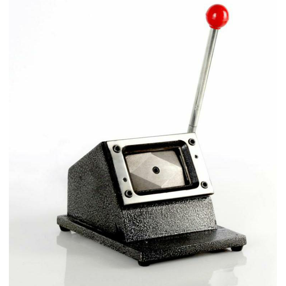 Office ID Badge Credit Art PVC Cards Die Cutter Paper Card Punch Round